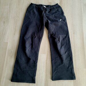 Joshua Perets - Black low rise wide Leg sweatpants